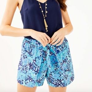 NWT Lilly Pulitzer Mylee Tie-Front Short